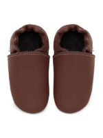 Soft leather slippers - bruciato - Image 3