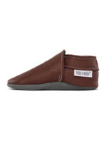 Soft leather slippers - bruciato