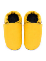Soft leather slippers - soleil