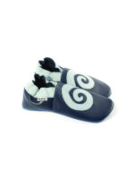 Soft slippers -swirl - blu marino