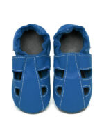 Summer leather slippers - jeans - Image 2