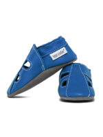 Summer leather slippers - jeans - Image 4