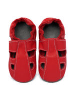 Summer leather slippers - santa claus