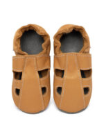 size 36 Summer leather slippers savanna