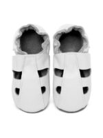 Summer leather slippers - bianco - Image 2