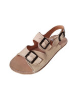 Triple buckle sandals beige - Image 3