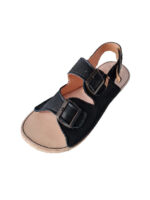 Triple buckle sandals black - Image 3