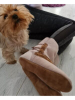 White Sheepskin boots slippers - Image 3