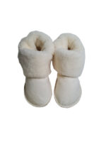 white Sheepskin boots slippers - Image 14