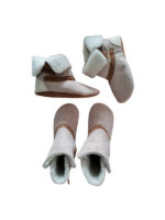 White Sheepskin boots slippers - Image 15